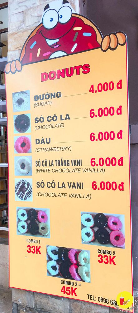 Donut Nga Vũng Tàu – Thưởng thức báng thơm ngon đậm chất TÂY