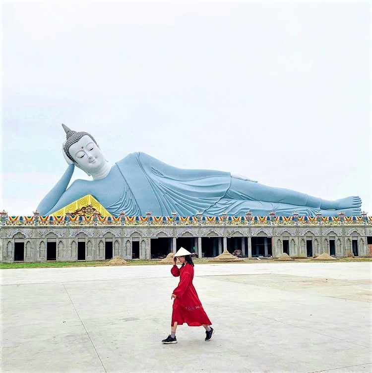 Checkin ngay tượng Phật niết bàn lớn nhất Việt Nam ở miền Tây